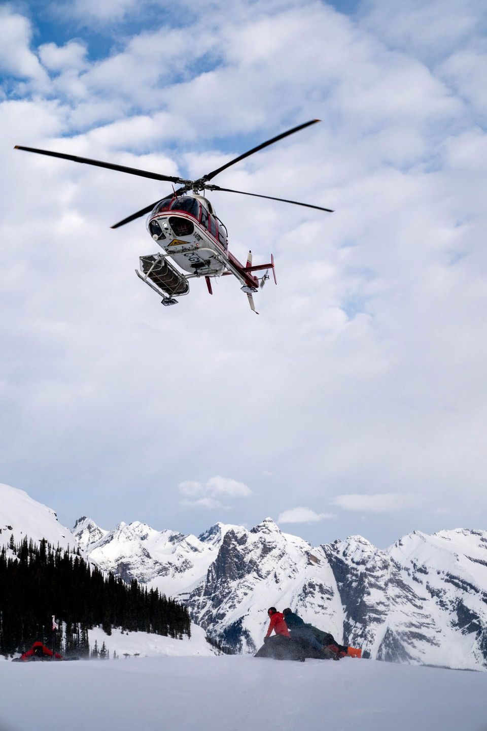 Glacial Skiing at Mistaya Lodge, BC, Canada, photograph by Craig Wolfrom