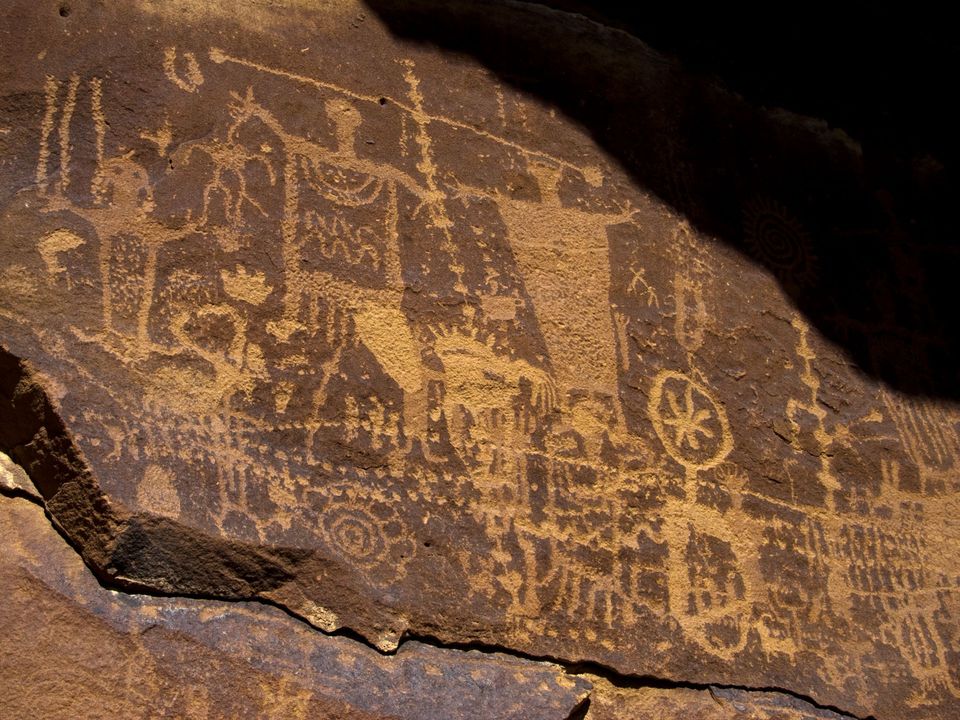 Green River Petroglyphs, photograph by Craig Wolfrom