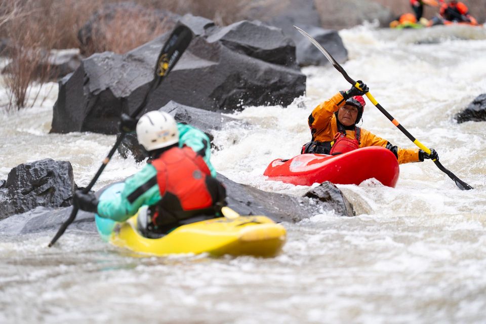 Kayaking the Upper East Fork of the Owyhee River, photograph by Craig Wolfrom