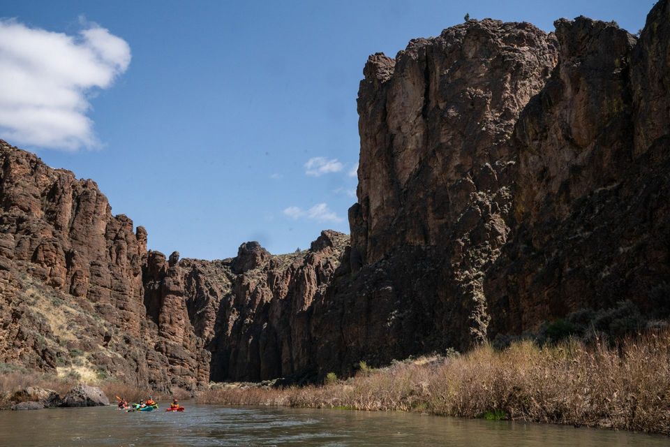 Kayaking the Upper East Fork of the Owyhee River, photograph by Craig Wolfrom