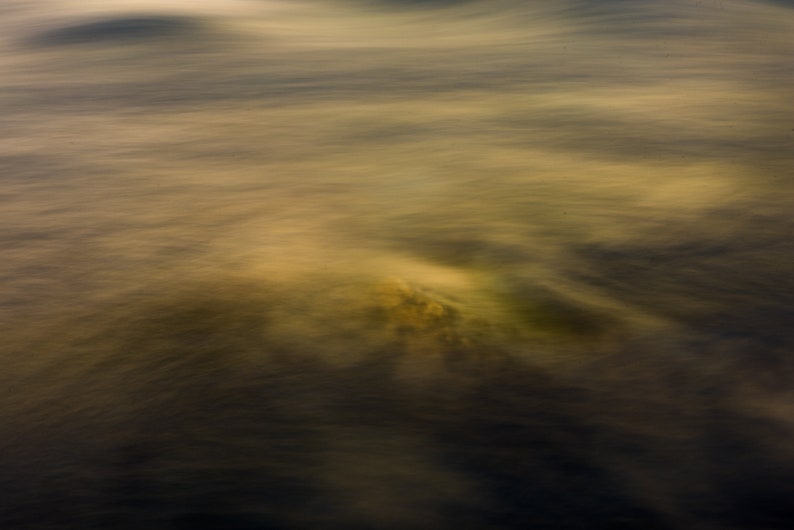 Middle Fork Salmon No. 2, Idaho. An abstract of running water on the Middle Fork of the Salmon River.