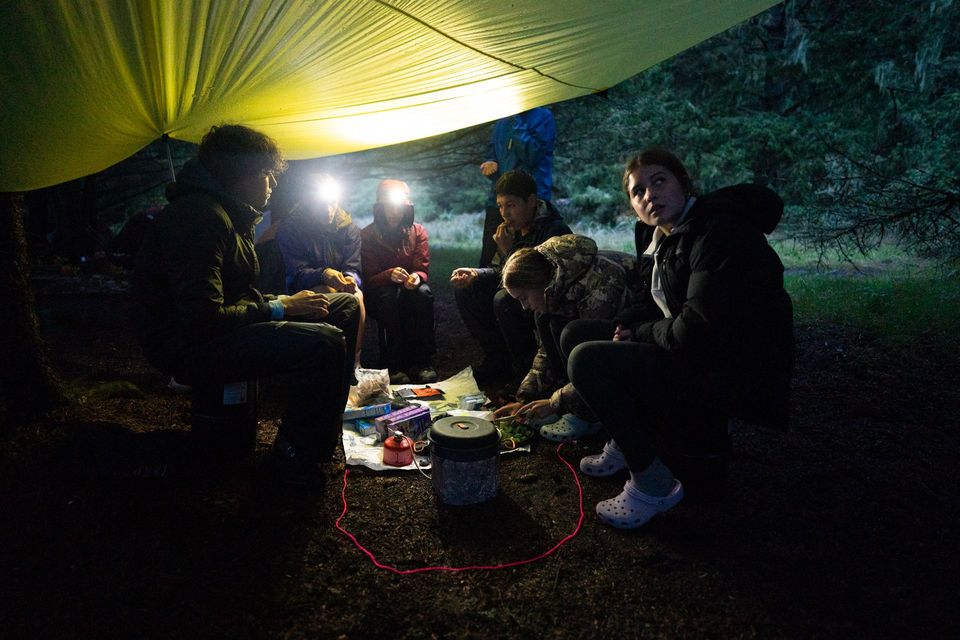 Olympic National Park :: Backpacking Outdoor Education, photograph by Craig Wolfrom