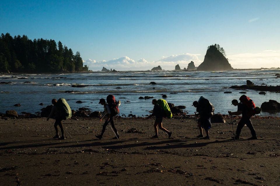 Olympic National Park :: Backpacking Outdoor Education, photograph by Craig Wolfrom
