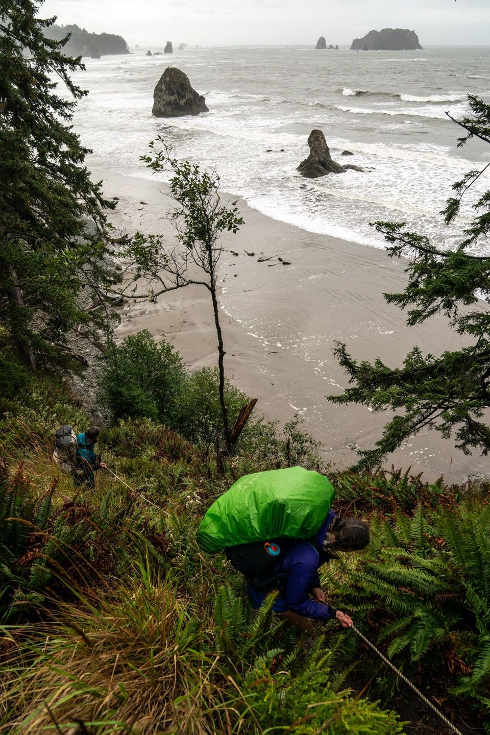 Olympic National Park :: Backpacking Outdoor Education, photograph by Craig Wolfrom