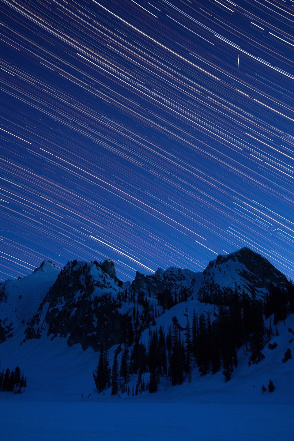 Star Trails, Sawtooth Mountains, Idaho. Idaho's Sawtooth range lies within one of the world's few Dark Sky Reserves. I captured this image the night before a new moon.