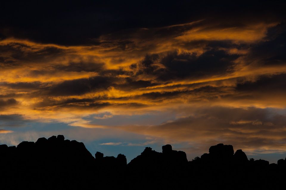 Sunset, Escalante, Utah, photograph by Craig Wolfrom